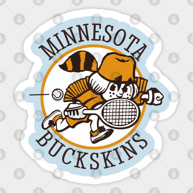 Defunct Minnesota Buckskins Team Tennis 1973 Sticker by LocalZonly